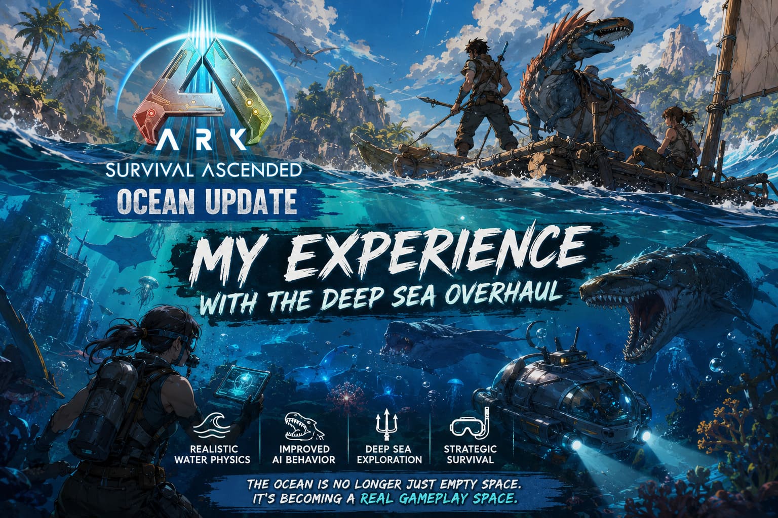 ARK Survival Ascended Ocean Update: My Experience With the Deep Sea ...