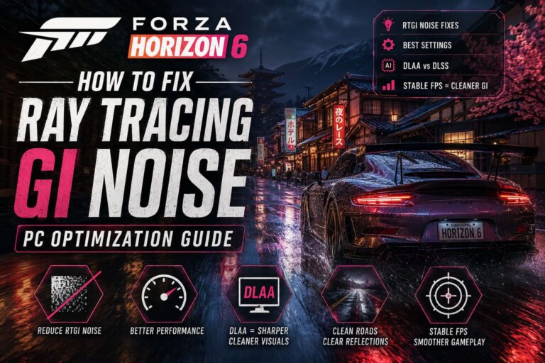 How to Fix Ray Tracing GI Noise in Forza Horizon 6 (PC Optimization Guide)