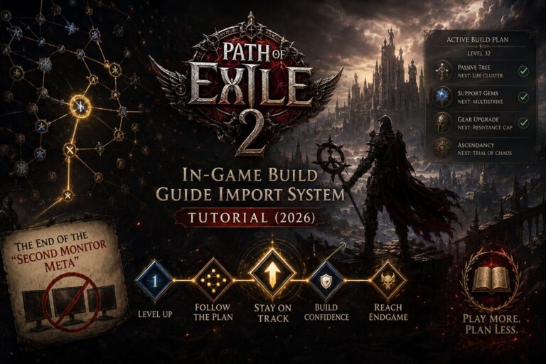 Path of Exile 2 In-Game Build Guide Import System Tutorial (2026)