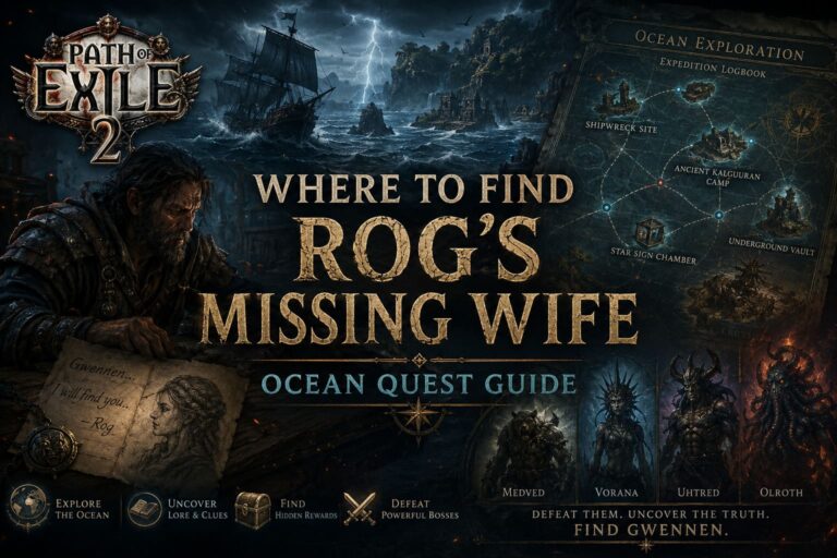 Path of Exile 2: Where to Find Rog's Missing Wife (Ocean Quest Guide) Path of Exile 2: Where to Find Rog’s Missing Wife (Ocean Quest Guide)