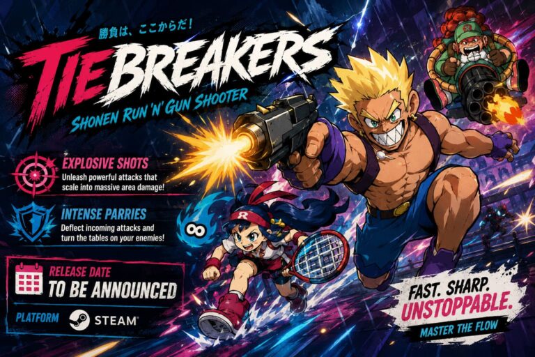 Tiebreakers Release Date: Shonen Run ‘n’ Gun Game Revealed at AG French Direct
