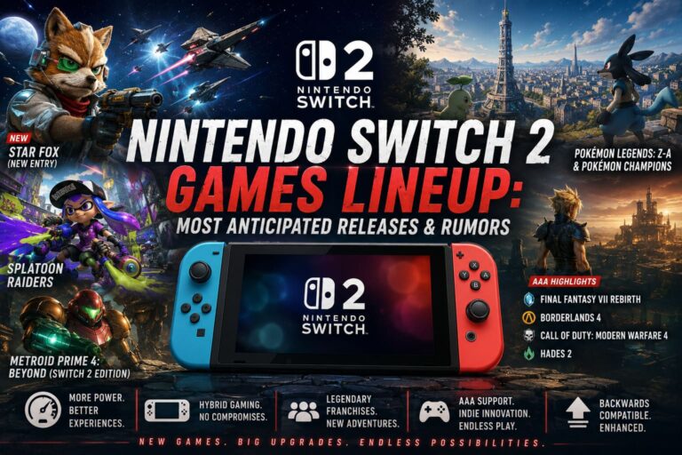 Nintendo Switch 2 Games Lineup: Most Anticipated Releases & Rumors