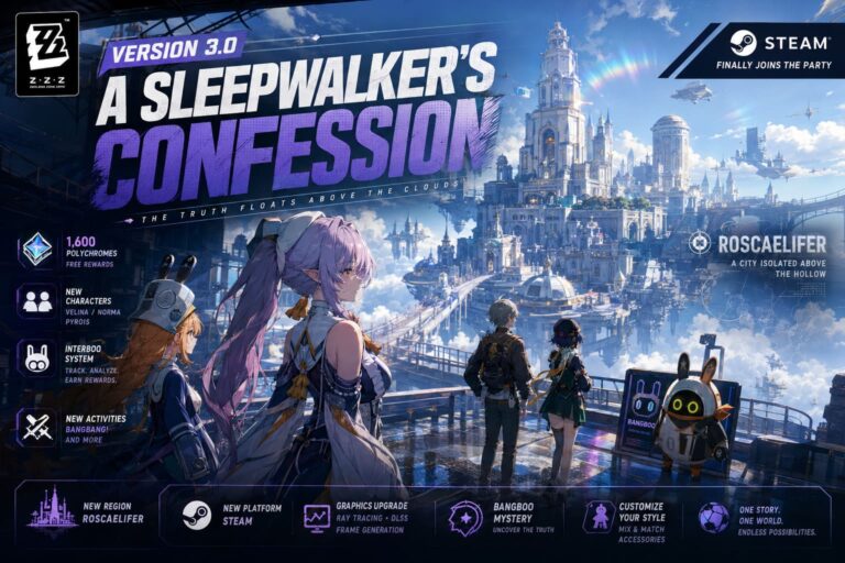 Zenless Zone Zero 3.0 Patch Notes: A Sleepwalker’s Confession Full Update Guide